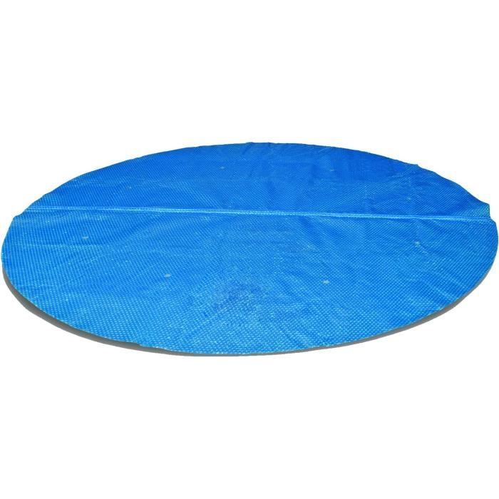 Bâche Hiver Intex Pour Piscine Ronde 3,66 M - Épaisseur 50/100 - Polyéthylène Renforcé Anti-UV - Protection Hivernage - 12