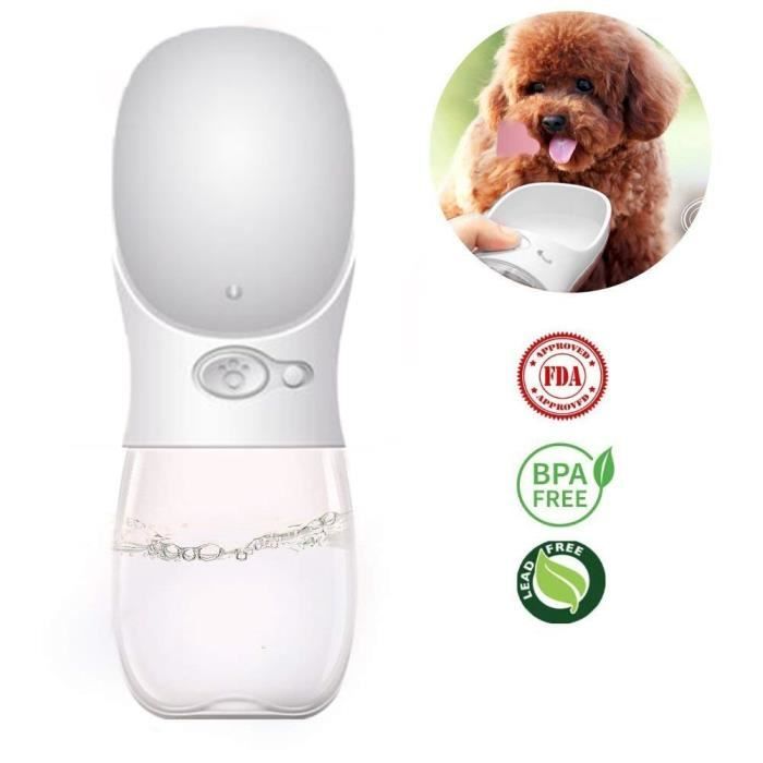 Comparer les prix de Distributeur deau Portable Bouteille deau 350ml Gourde pour Chien Chiot Chat Animaux de Compagnie Bouilloire de Voyage Extérieur