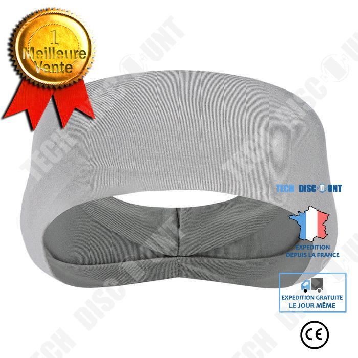 Lot De 4 Bandeaux De Sport Unisexes - Taille 23,5x6 Cm - Tissu Coton Absorbant - Pour Running, Yoga, Fitness
