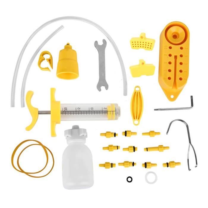 GIGICIAL Kit de Purge d'Huile Minérale pour Freins Hydrauliques de Vélo