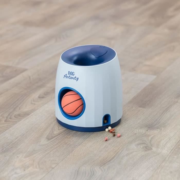 TRIXIE Balle dactivité chien 2-en-1 et jeu de stratégie de friandises 444004
