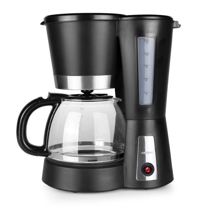 Cafetière à filtre - SDLOGAL - 600W - 0,6L - 6 tasses - Maintien