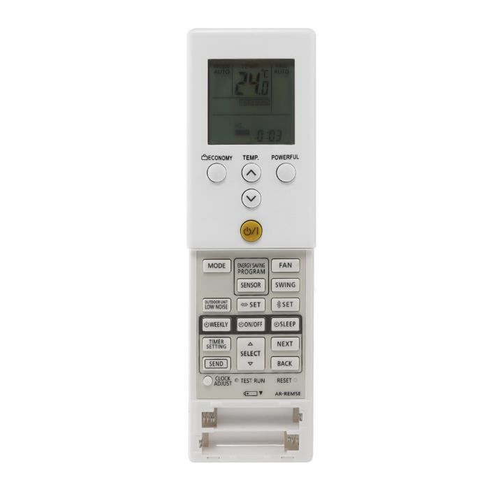 Ciciglow Telecomando Universale Sostitutivo Con Pulsanti Silicone Per Condizionatore FUJITSU (Modelli AUXG14KVLA, AUXG18KVLA) E Altri - AR REM5E