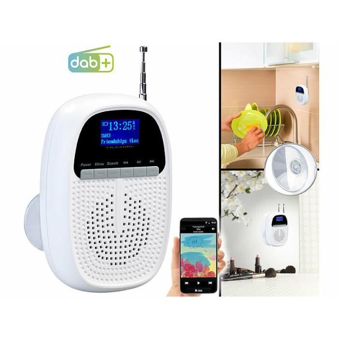 Radio DAB+/FM de salle de bain avec bluetooth 5.0 MPS-810.bt