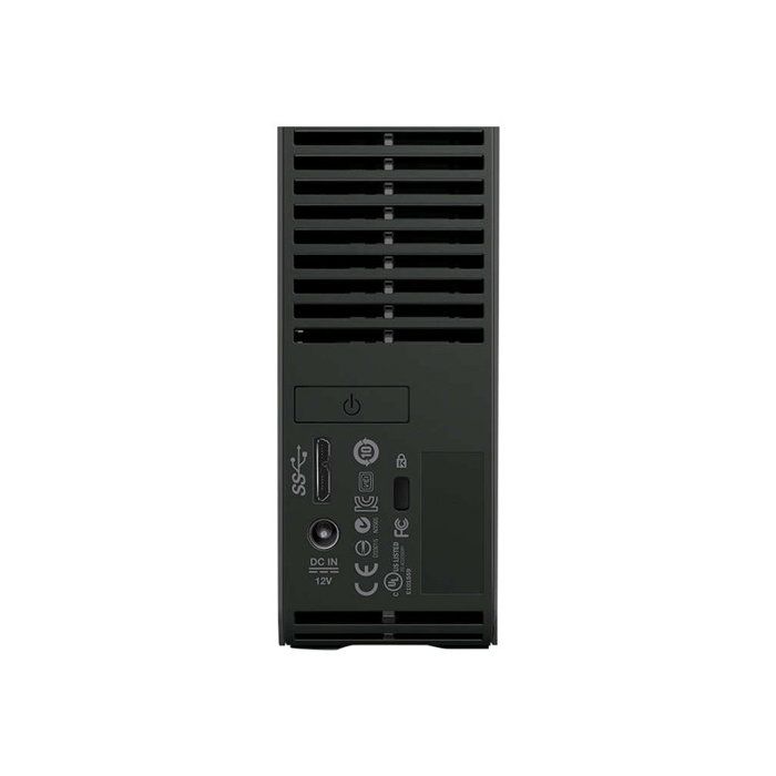 Disque dur externe - WESTERN DIGITAL - Elements Desktop - 6To - USB 3.0 - Noir