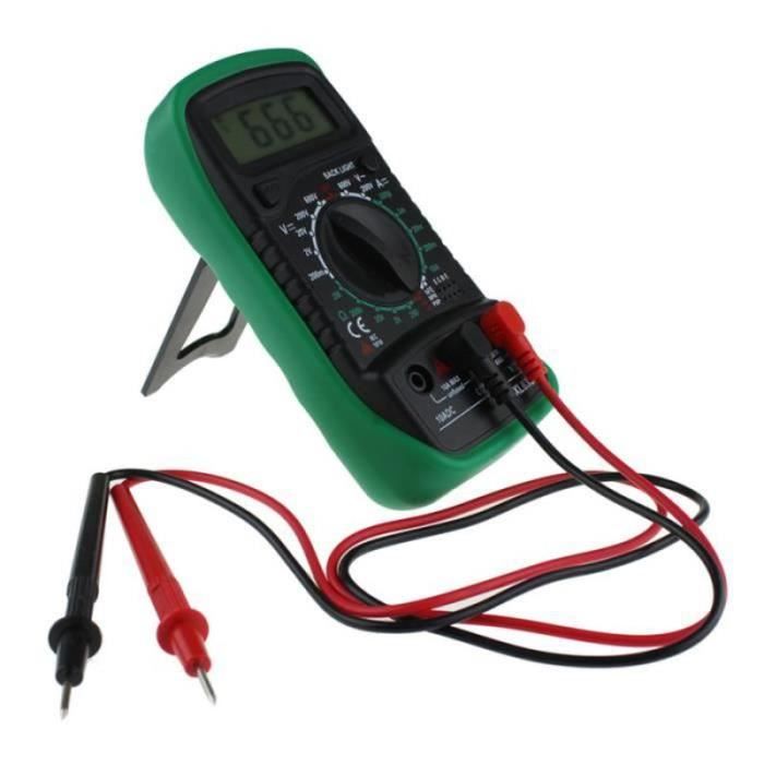 ELECTRICITE MULTIMETRE DETECTEUR DE TERRE TEST PRISE XL830L Multimètre numérique Instrument