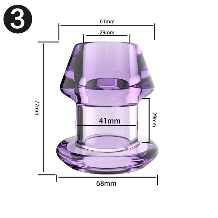 Plug Anal XXL Hidden Desire - 13cm X 6.5cm, PVC, Ventouse, Noir, Sextoy Unisexe Neuf