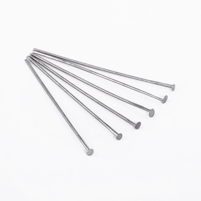 Goupilles De Tête En Argent 925 - Lot De 20 Pièces De 50 Mm Pour Création De Bijoux DIY
