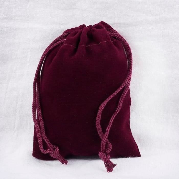 Lot De 24 Sacs En Velours Avec Cordon - 8x10 Cm - Sacs Cadeaux Pour Bijoux, Bonbons, Petits Objets - Vert Foncé
