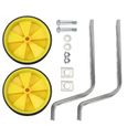 Roue auxiliaire universelle pour 12 14 16 18 20 pouces roue d'entraînement pour vélo enfant jaune-SHC-1