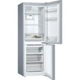 Réfrigérateur combiné pose-libre BOSCH - KGN33NLEB - SER2 - inox look -Volume utile total: 282 l - 176x60cm - No Frost - Inox-1