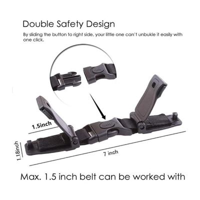 2 Pièces clip ceinture-poitrine Clip- Sécurité Prévient des enfants de  prendre les
