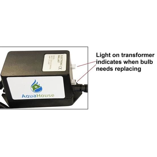 Aquahouse Ultra Violet 12w Uv Traitement De Leau Système 4 Litres Minute Sous Lévier Deau Potable Stérilisateur