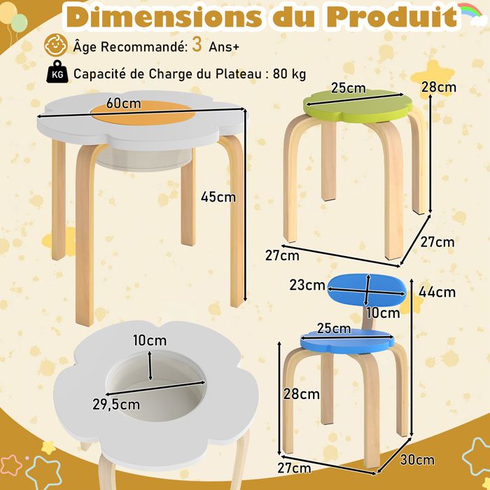 GarveeLife Ensemble de Mobilier Pliable pour Enfants, Table Carrée et 2 Chaises avec Coussin, Portable et Léger, pour la Salle de Jeux, la Crèche et Les Activités Extérieures Noir GarveeLife Ensemble de Mobilier Pliable pour Enfants, Table Carrée et 2 Chaises avec Coussin, Portable et Léger, pour la Salle de Jeux, la Crèche et Les Activités Extérieures Noir