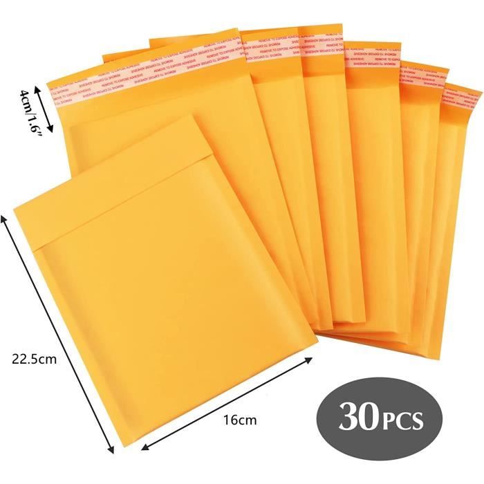 Enveloppes carrées - Papier recyclé - 16 x 16 cm - 50 pcs - Papier