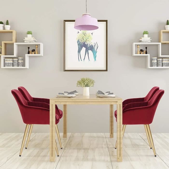 Lestarain Chaise de Salle Manger avec Dossier et Accoudoir