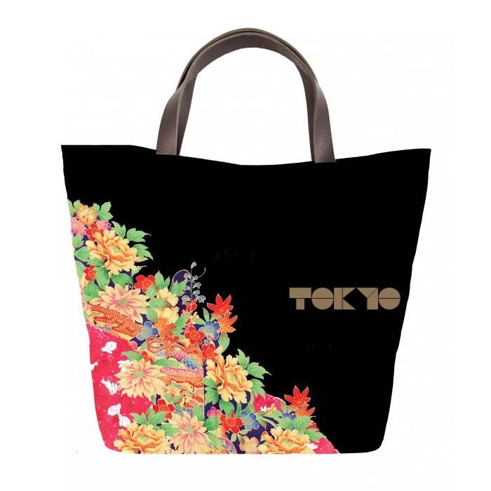 Sac cabas Christian Lacroix Flamenco 9 Tokyo Noir Cdiscount