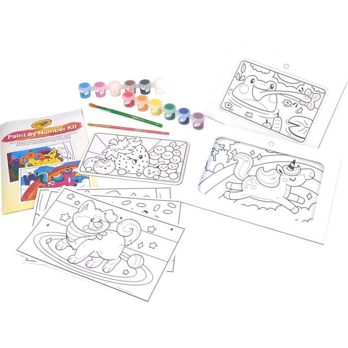 Peinture Numero Enfant 5 6 7 ans, au Numero d'art Peinture Enfant-Kit
