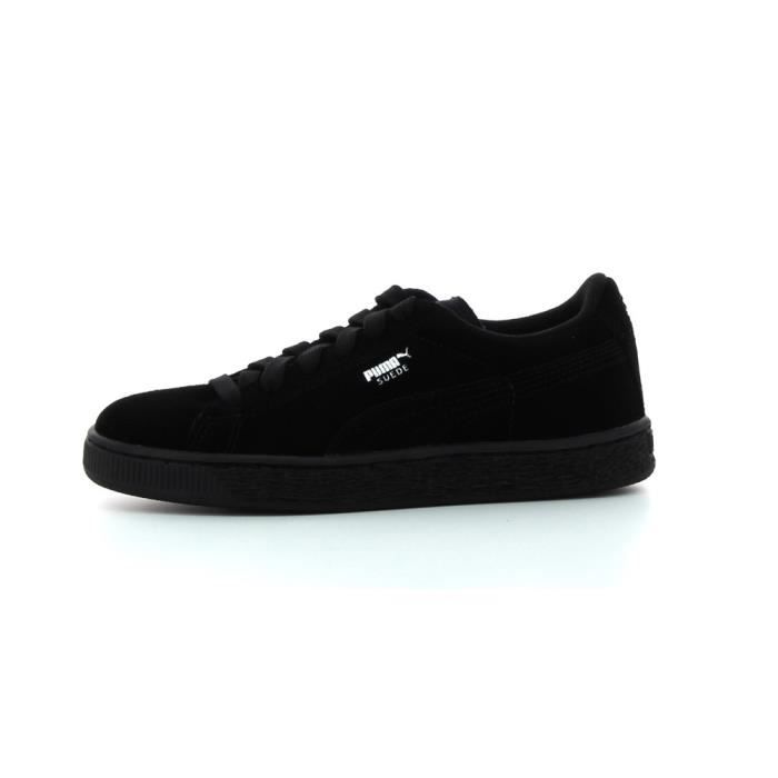 Puma suede noir junior shop