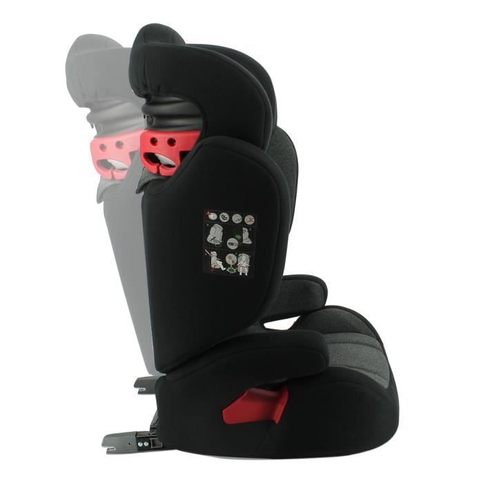 Rehausseur dossier shop isofix