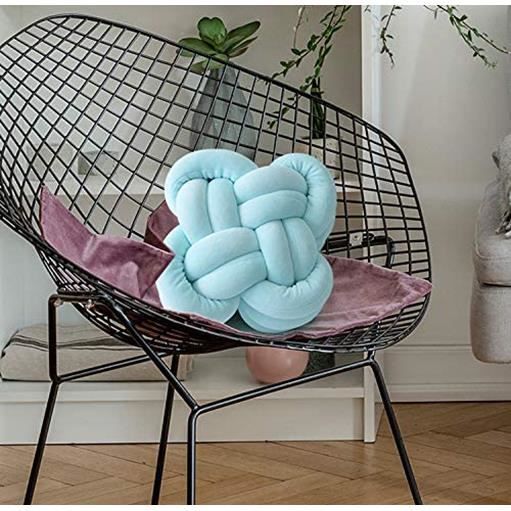 Fay Bless Coussin Rond Doux Fait à La Main Pour Chambre à Coucher, Lit