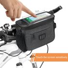 Sacoche De Guidon Vélo Witnewrage – 6L, Avec Poche Téléphone Tactile Réglable, Bandoulière Amovible, Housse Pluie