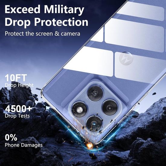 Coque TPU Transparente Pour Motorola Edge 60 Pro 5G - Housse Silicone Souple - NEUVE