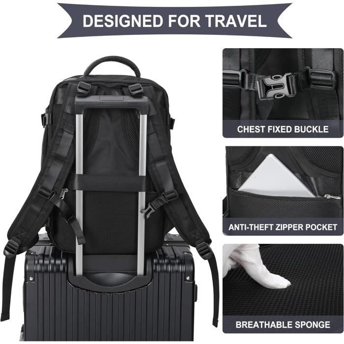 Bagages Cabine Sac à Dos Cabine Ryanair 40x20x25 30L Imperméable