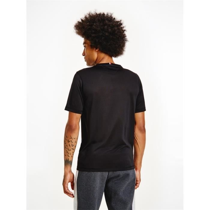 T shirt TOMMY HILFIGER Essential Erf Tee Noir Homme Adulte Noir