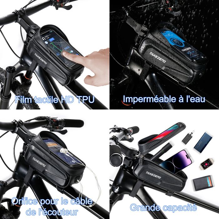 Sac vélo arrière WEST BIKING 25L étanche grande capacité pour VTT route ville facile à installer - Sport