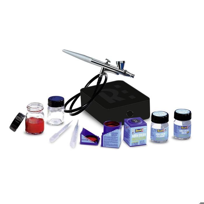 Mophorn Kit Aérographe Avec Compresseur D’Air 1/6 HP, Ensemble Avec 3 Pistolets A Double Action 3 Buses Tuyau Peinture Acrylique Et Pinceau Ideal Pour Patisserie Onglerie Et Modelisme 90053424 Mophorn Kit Aérographe Avec Compresseur D’Air 1/6 HP, Ensemble Avec 3 Pistolets A Double Action 3 Buses Tuyau Peinture Acrylique Et Pinceau Ideal Pour Patisserie Onglerie Et Modelisme 90053424