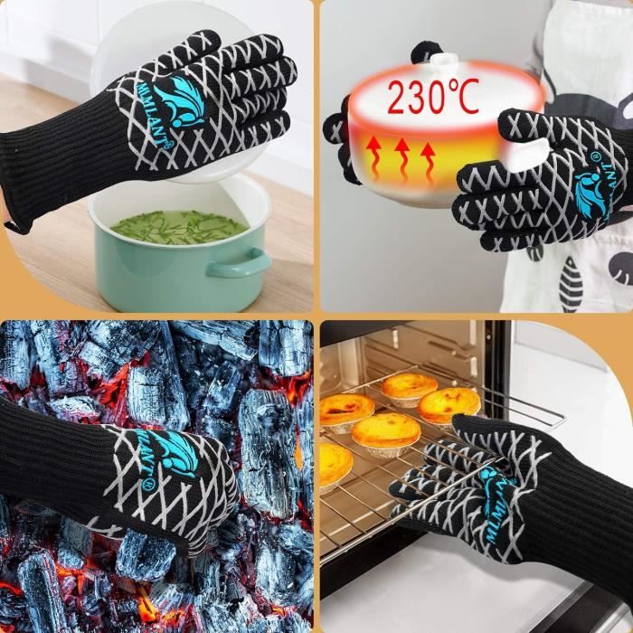 Gants De Barbecue Tramontina 40cm – Lot De 2, Résistants à La Chaleur