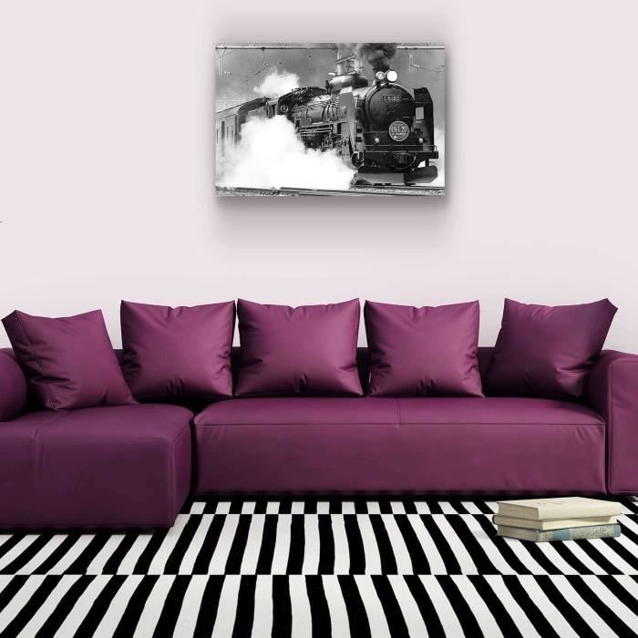 Tableau Toile Camion Rustique – Déco Murale Moderne Prête à Accrocher, Salon & Bureau - 9