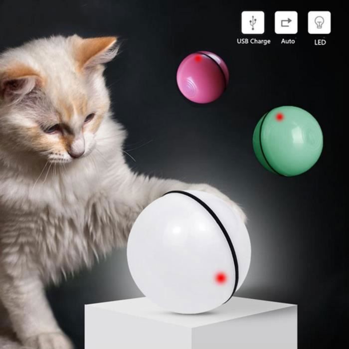 Jouet interactif intelligent pour chat Balle rotative automatique à — free download