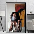 Affiche murale avec Bob Marley et chanteur, pour décoration de maison - 6-40x50cm-3