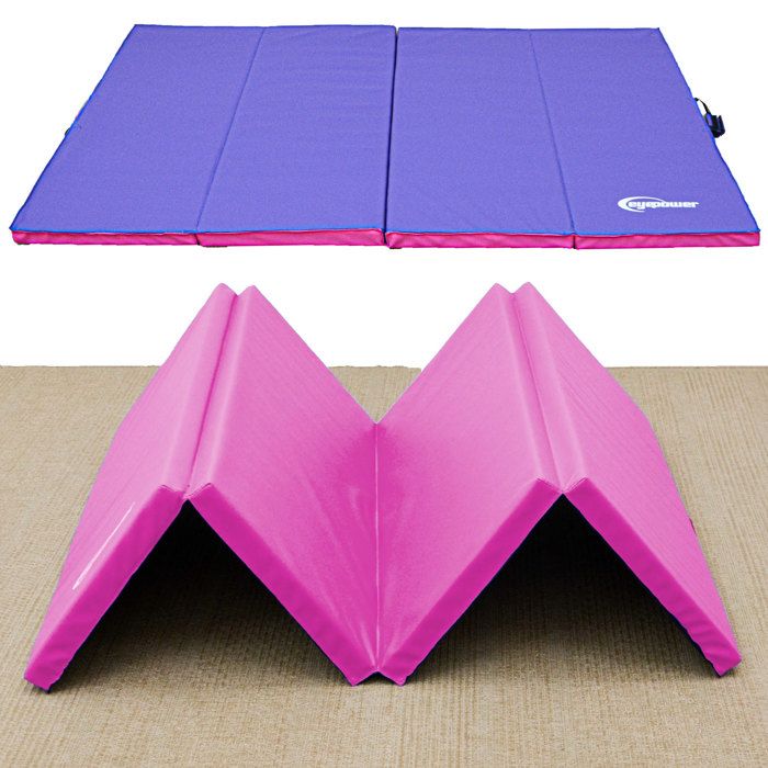 Matelas D'Entraînement Eyepower 190x60x5 Cm – Mousse EPE, Pliable, PVC Lavable, Bleu – Gymnastique, Arts Martiaux