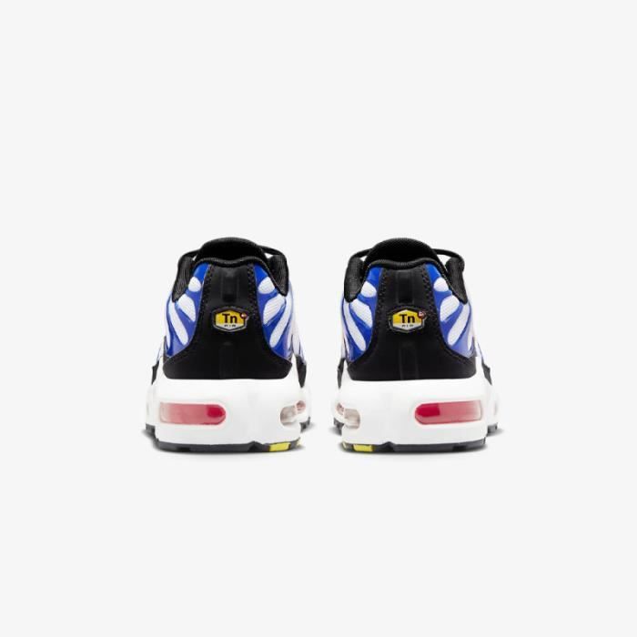 BASKETS NIKE AIR MAX PLUS TN BLANCHES BLEUES Blanc / rouge Cdiscount