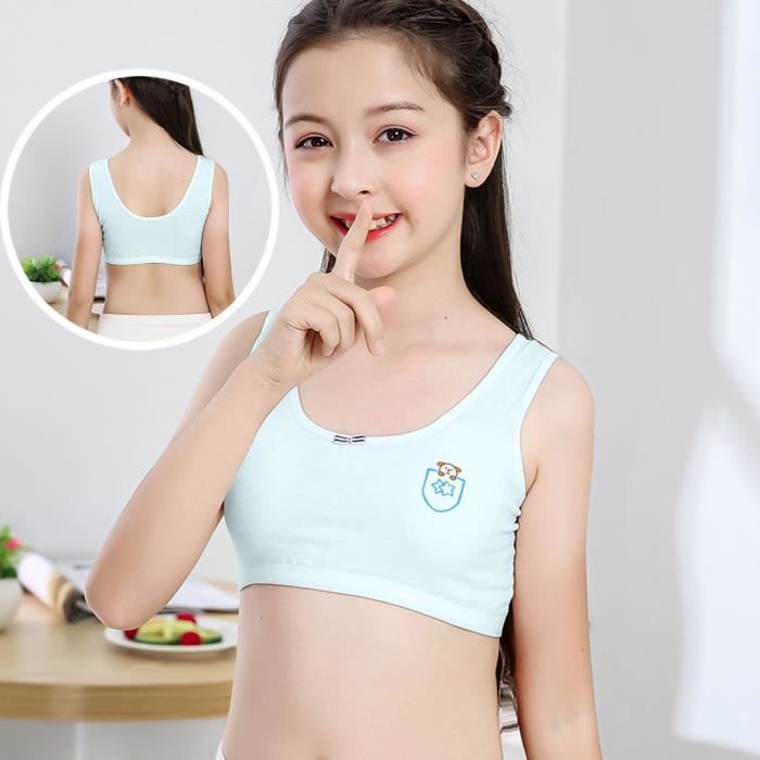 Enfants filles sous vetements en mousse soutien gorge gilet enfants sous vetements sport sous vetements vetementsBleu clair Bleu clair Cdiscount Pret a Porter