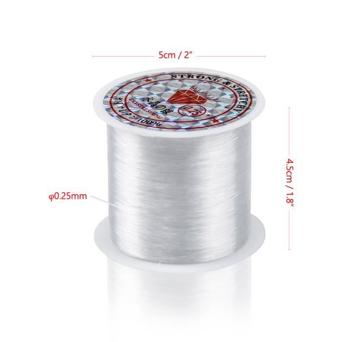 Fil nylon transparent - Ø 0,50 mm, 100 m. acheter en ligne