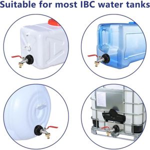 Saninstal Robinet pour récupérateur d'eau de pluie avec raccordement 3/4 Saninstal Robinet pour récupérateur d'eau de pluie avec raccordement 3/4
