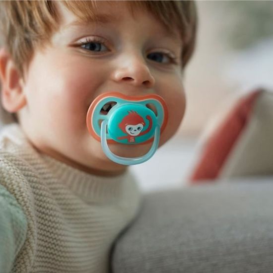 Philips SCF186//25 Avent Freeflow Tétines Sucettes 18 Mois Plus Pack de 2 Cadeau