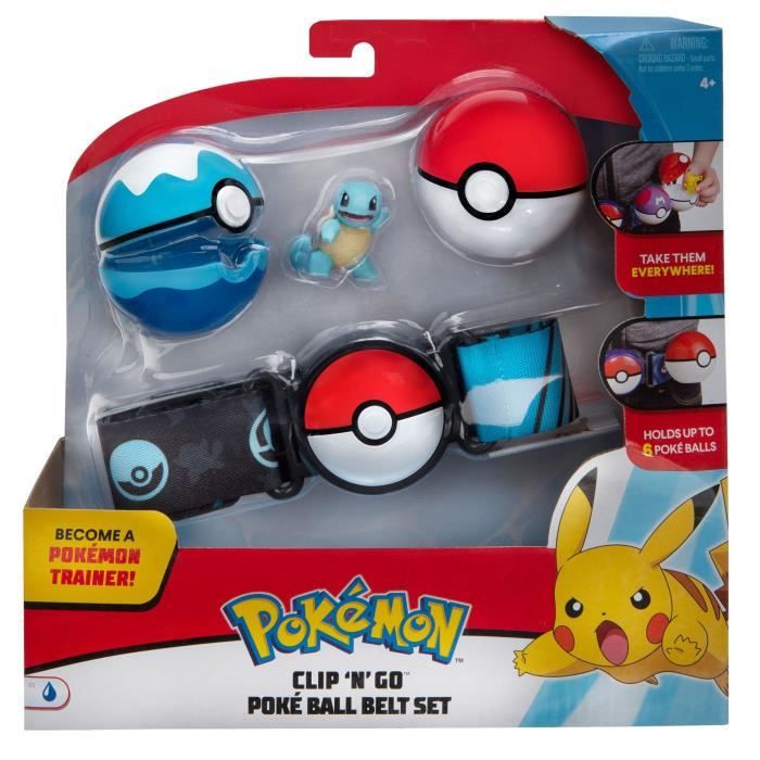 Ceinture Carapuce BANDAI Pok mon 2 Pok Balls Ajustable