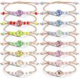 Fezf – Lot De 15 Bracelets à Fermeture éclair – Amitié, Couleurs Variées – Anti-stress Et Décoratif – Pour Enfants Et Ados