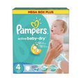 325 Couches Pampers Active Baby Dry taille 4-0