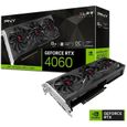 PNY - Carte Graphique - GEFORCE RTX™ 4060 8GB XLR8 Gaming VERTO Overclocked Edition DLSS 3-0
