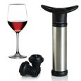 TD® Bouchon à vin bouteille vide d'air vide sommelier conserver le vin rouge noire pompage pompage isolation d'air à trou-0