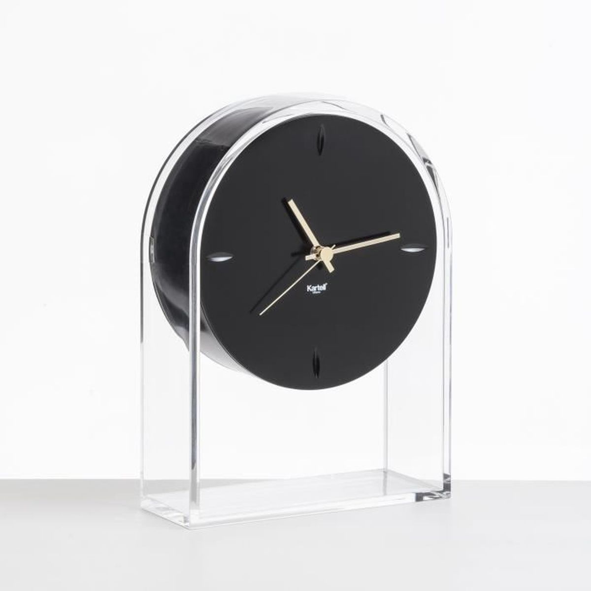 Kartell Horloge L'air du Temps Noir Opaque Cdiscount Maison