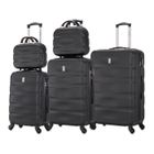 CELIMS FRANCE - Set de Valise 5 Pièces Aerowave | Ensemble de Valises | Cadenas | Legère et Rigide | Noir