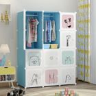 XICHAO Armoire Meuble de Rangement 12 Cubes Pour Enfants - Bleu