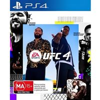 Jeu de combat EA Sports UFC 4 PS4 - Standard - MMAi - 1-2 joueurs - 100% jouable en français